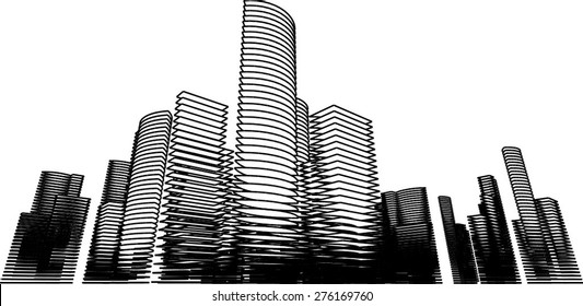 city buildings background