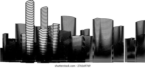 city buildings background