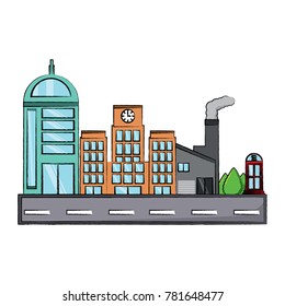 City buildings design 