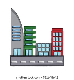 City buildings design 