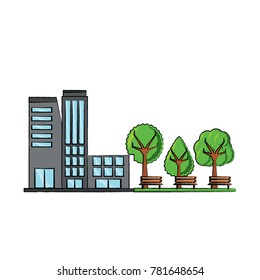 City buildings design 