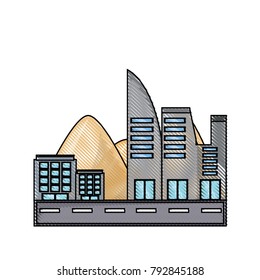 City buildings design 
