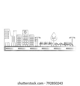 City buildings design 