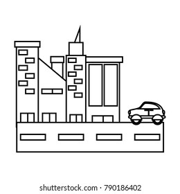 city buildings design concept