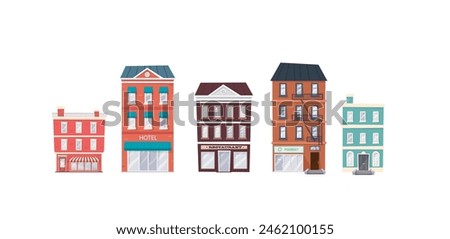 Image, Stock Photo Staircase roof brick house