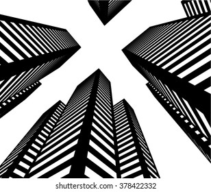 city buildings icon