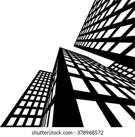 city buildings illustration