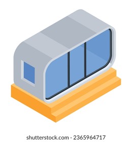 City Buildings and Locations Isometric