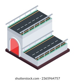 City Buildings and Locations Isometric