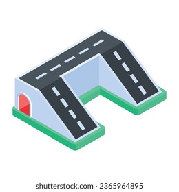 City Buildings and Locations Isometric