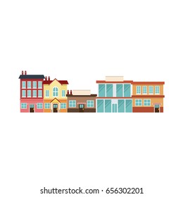 city buildings and skyscrapers of urban skyline business apartment commercial