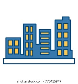 City buildings symbol