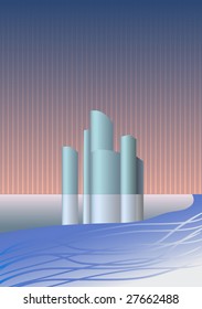 City buildings. Vector illustration