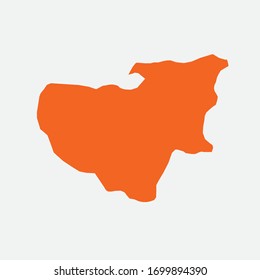 La ciudad de Bursa en Turquía.Dibujo vectorial.
