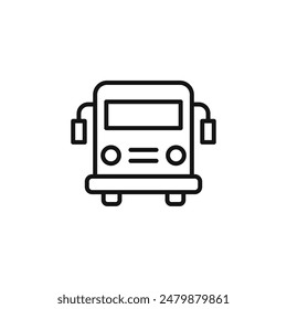 Icono de autobús urbano perfecto para los servicios de Transporte público