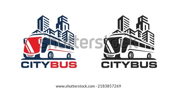 City bus logo design\
vector