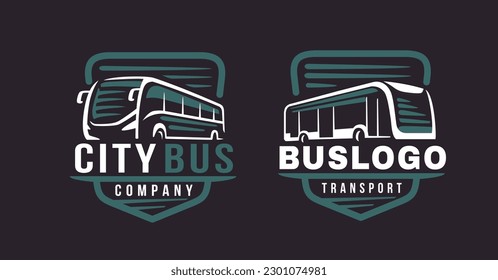 city bus logo on white background