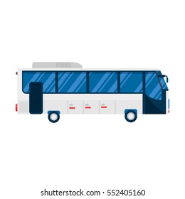 City bus vector illustration.