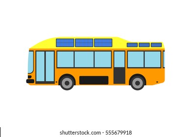 City bus vector illustration.