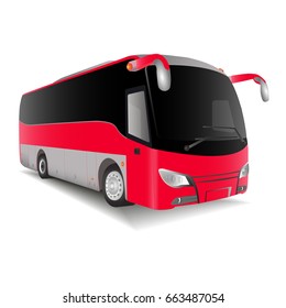 City bus vector illustration