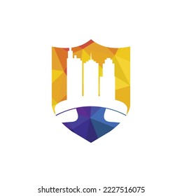 City Call vector logo design template. Phone City logo designs concept	