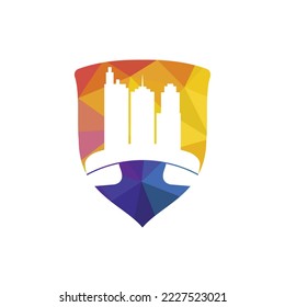 City Call vector logo design template. Phone City logo designs concept	