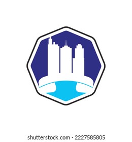 City Call vector logo design template. Phone City logo designs concept	