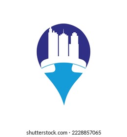 City Call vector logo design template. Phone City logo designs concept	