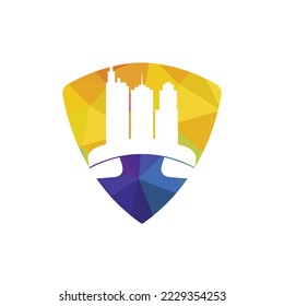 City Call vector logo design template. Phone City logo designs concept	