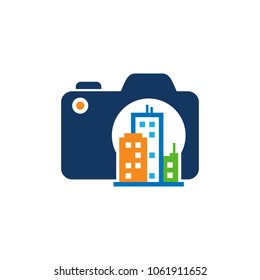 City Camera Logo Icon Design