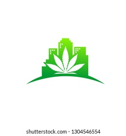 City Cannabis Vector