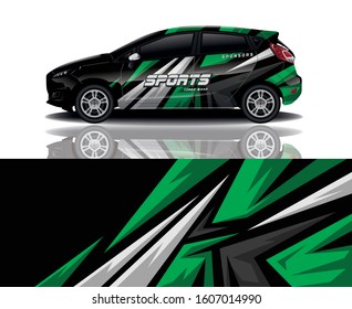 City Car Decal Vector Design 