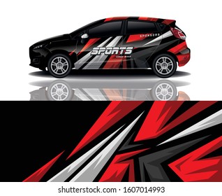 City Car Decal Vector Design 