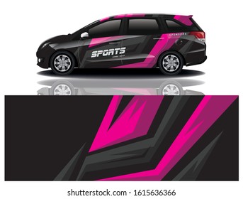 City Car Decal Vector Design