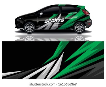 City Car Decal Vector Design