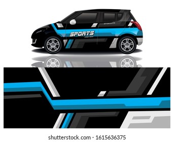 City Car Decal Vector Design