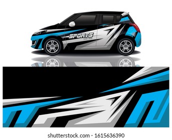 City Car Decal Vector Design