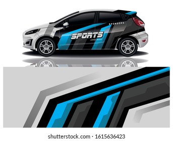 City Car Decal Vector Design