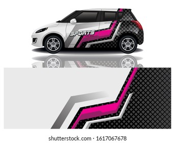 City Car Decal Vector Design