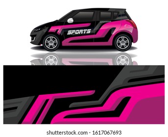City Car Decal Vector Design