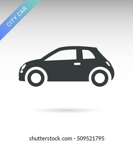 City Car Flat Icon