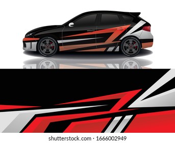 City Car Wrapping Decal Design