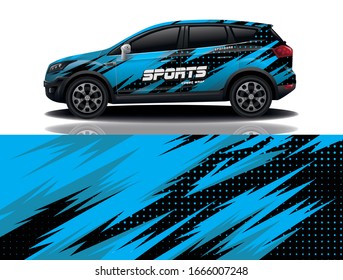 City Car Wrapping Decal Design