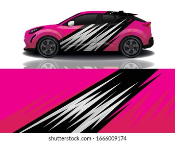 City Car Wrapping Decal Design