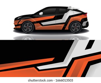 City Car Wrapping Decal Design