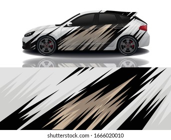 City Car Wrapping Decal Design