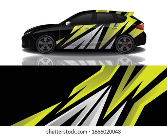 City Car Wrapping Decal Design
