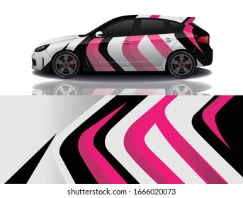 City Car Wrapping Decal Design