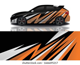 City Car Wrapping Decal Design