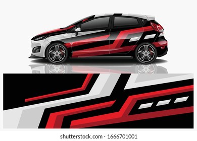 City Car Wrapping Decal Design